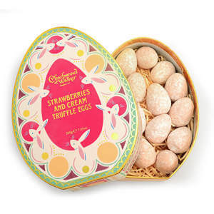 Charbonnel et Walker Oval Easter Strawberries & Cream Truffles